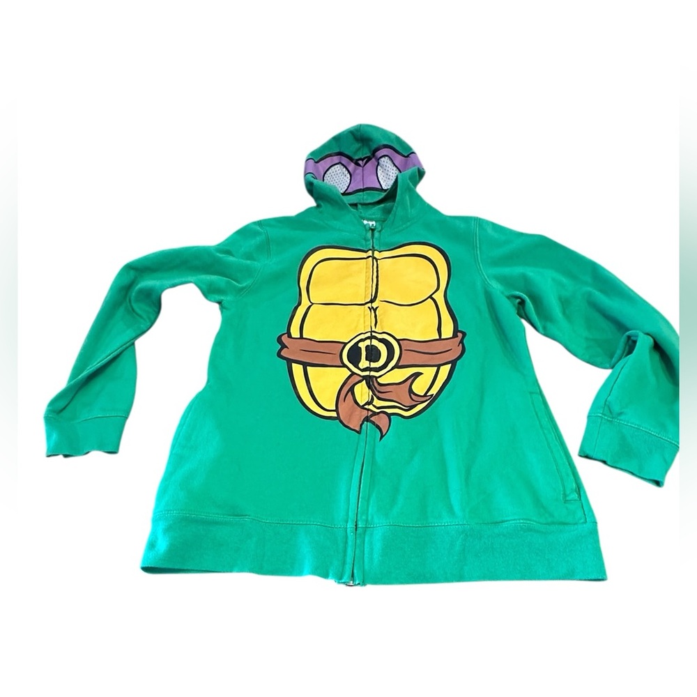 Nickelodeon Teenage Mutant Ninja Turtles Zip Hoodie Jacket Size L (11/13)